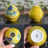 Waza no Kura Stylish Single Flower Kutani Ware Ceramic Flower Yoshidaya Grape Small Decorative Made in Perfect for and 88th Birthday Gifts Vase, Vase,