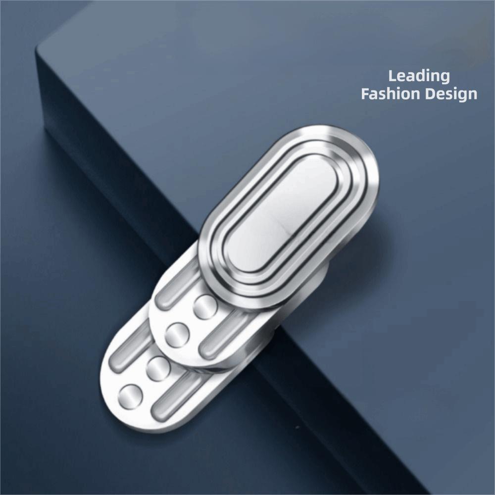 Three-Layer Structure Magnetic Push Card Metal Construction Fingertip Gyro  Anxiety Relief