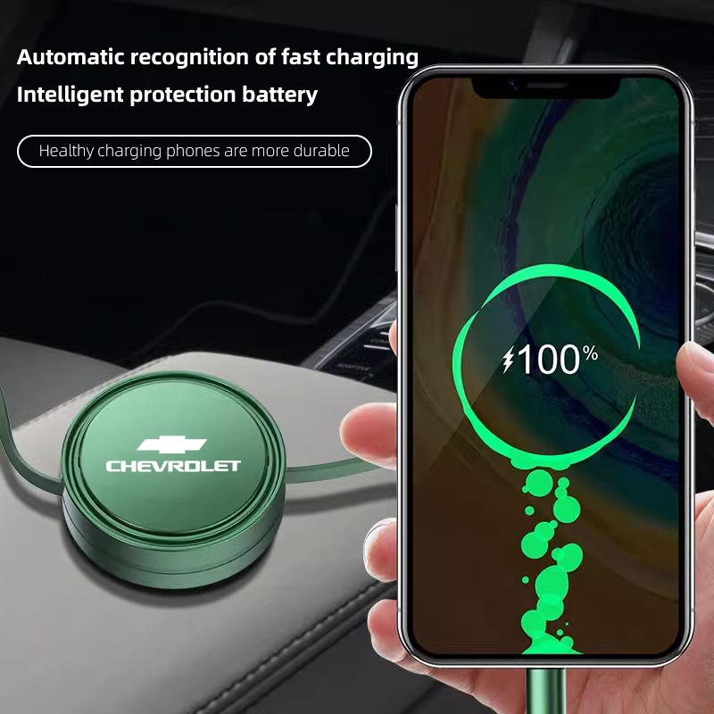 100W Fast Charger 3-in-1 Data Cable Car USB Charging Accessories For Chevrolet Spark Captiva Cruze Malibu Equinox Trax Camaro