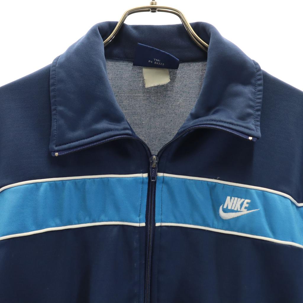 Nike 80s Navy Blue Tag Vintage Track Jacket S Navy Jersey Men's Used