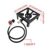 Cast Iron Single Burner Stove Camping Stove To Boil Water Portable Ring Boiling Large Burner Kit For Outdoor Hiking Cooking