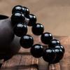 Crystal Black Agate Bracelet for Men and Women Couples Crystal Handmade Beaded Buddha Bead Jewelry for Men and Women Couples Bracelet