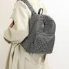 Large Capacity Travel Backpack Women Rivet Punk Backpack