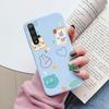 Flowers Funda For Huawei Nova 5T Capa NOVA5T 5 T Phone Case Soft Silicone Cute Cat Bear Back Cover For Nova5 T Coque Bag Fashion