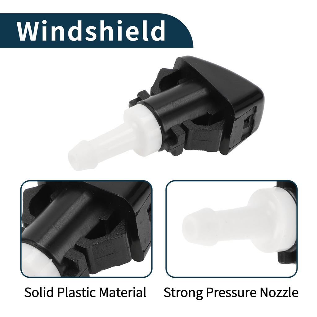 TUCKBOLD Front Black White Windshield Washer Nozzle No.4805742AB For Dodge Grand Caravan 2008-2020 200 200 20 200 200 20 20