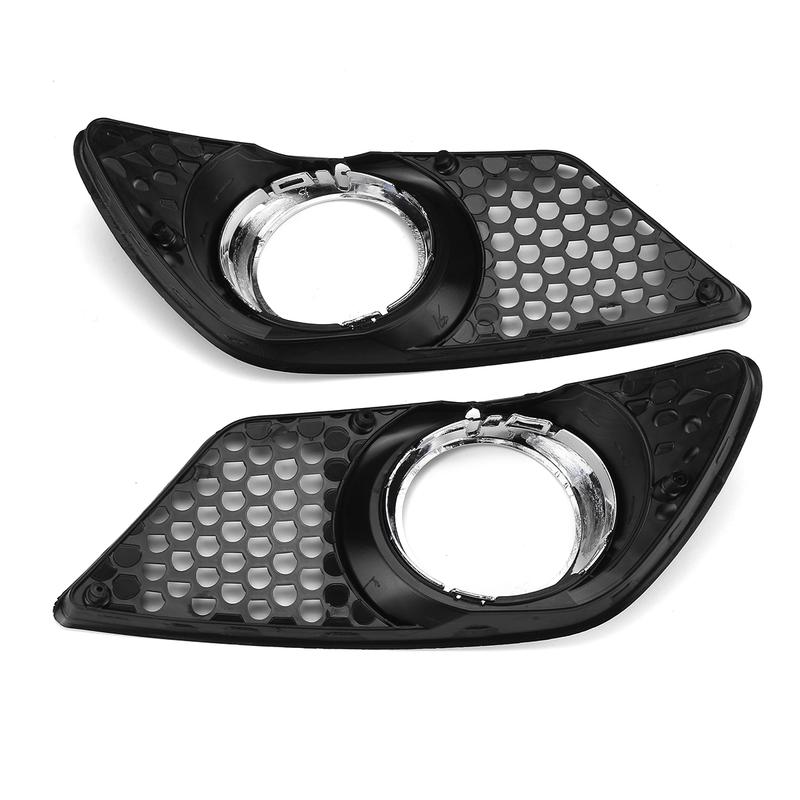 W204 Car Front Fog Light Grille Lamp Cover HONEYCOMB MESH For Mercedes For Benz C-Class W204 2007-2010 A2048850353 A2048850253