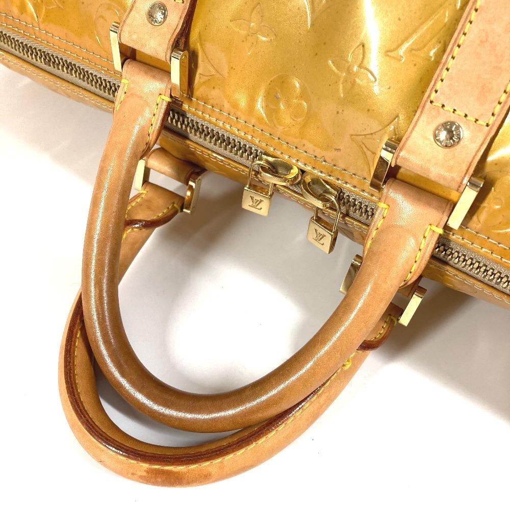 Louis Vuitton M91000 MonogramVernis Mercer Bags Travel Bag Duffle Bag Beige