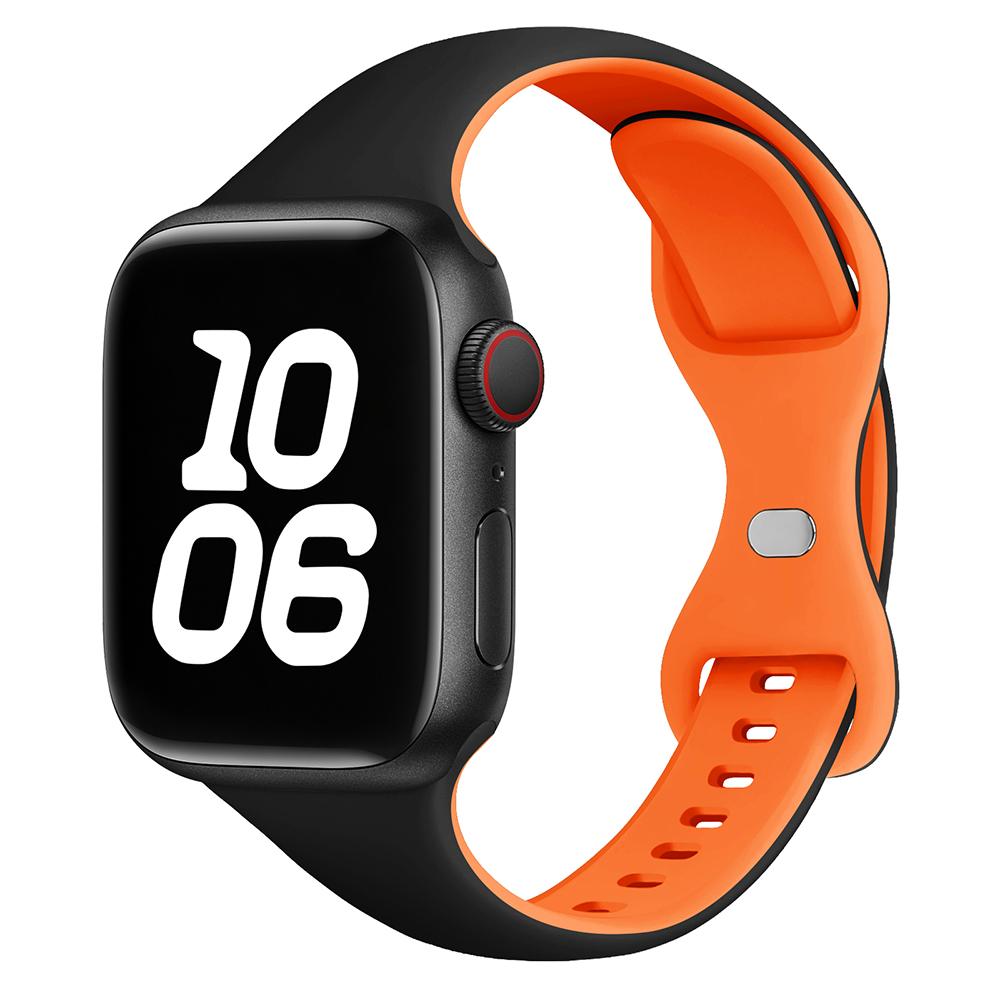 Slim Silicone band For apple watch 11 10 46mm Ultra 3-2 49mm series 9-8-7 41mm 45mm 44mm sport bracelet iwatch 4 6 5 SE 3 Strap