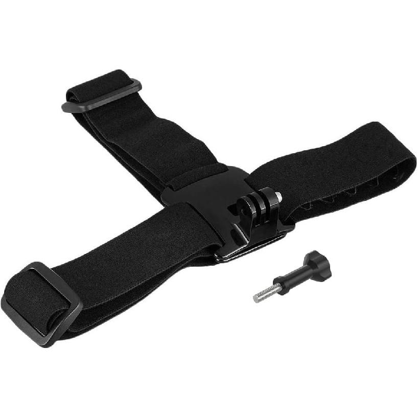 Head Strap Mount for ALL GoPro HERO Cameras + an eCostConnection Microfiber Cloth