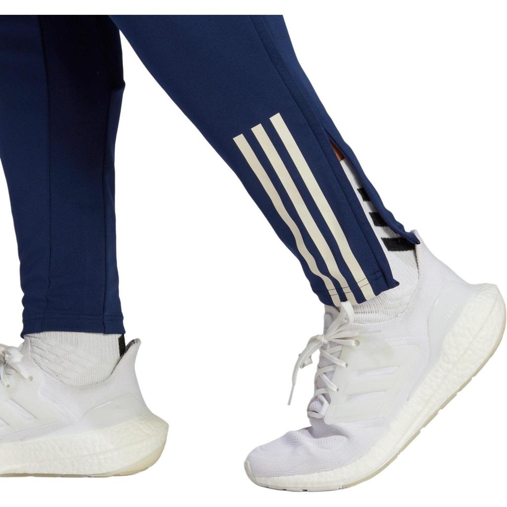 Adidas Italy Tiro 23 Training Pants Striped Mid Waist Drawstring Casual Sports Pants Men Pants Dark-Blue HS9859
