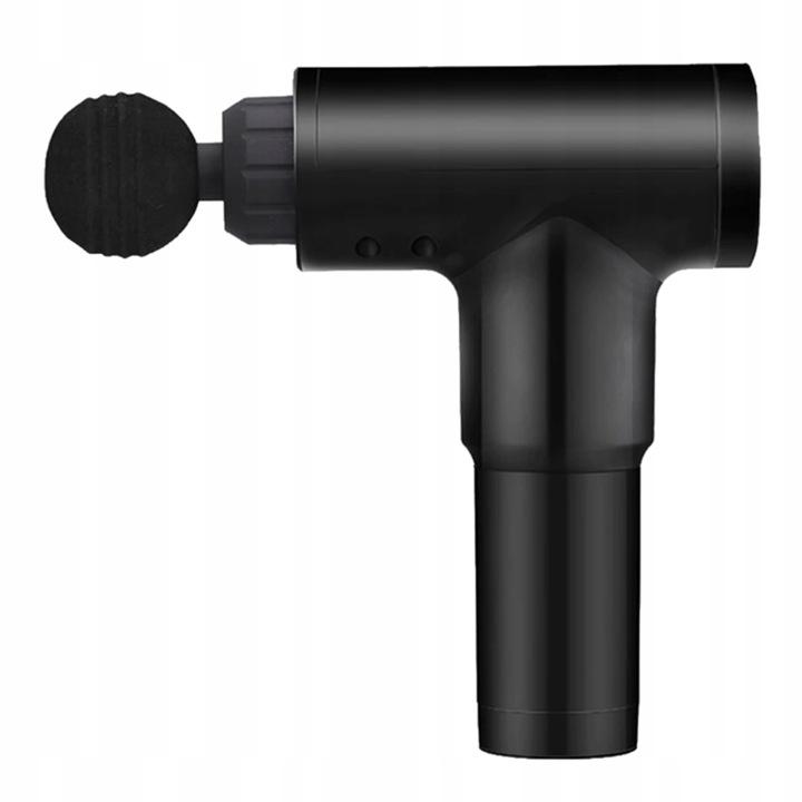 Pistolet Do Masażu Masażer Do Pleców Ciała Massage Gun Mocny 4 Końcówki