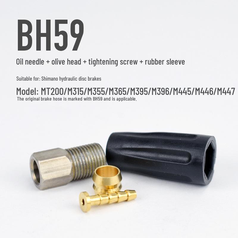 BH-59/90 Compression Ring Joint & Oil Hose Set for SHIMANO/SRAM Disc Brakes (5 Sets)