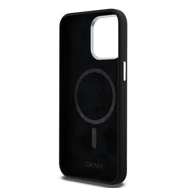 Dkny Dkhmp15Xsmchlk Iphone 15 Pro Max6.7 Czarny/Black Hardcase Liquid Silicone Small Metal Logo Magsafe