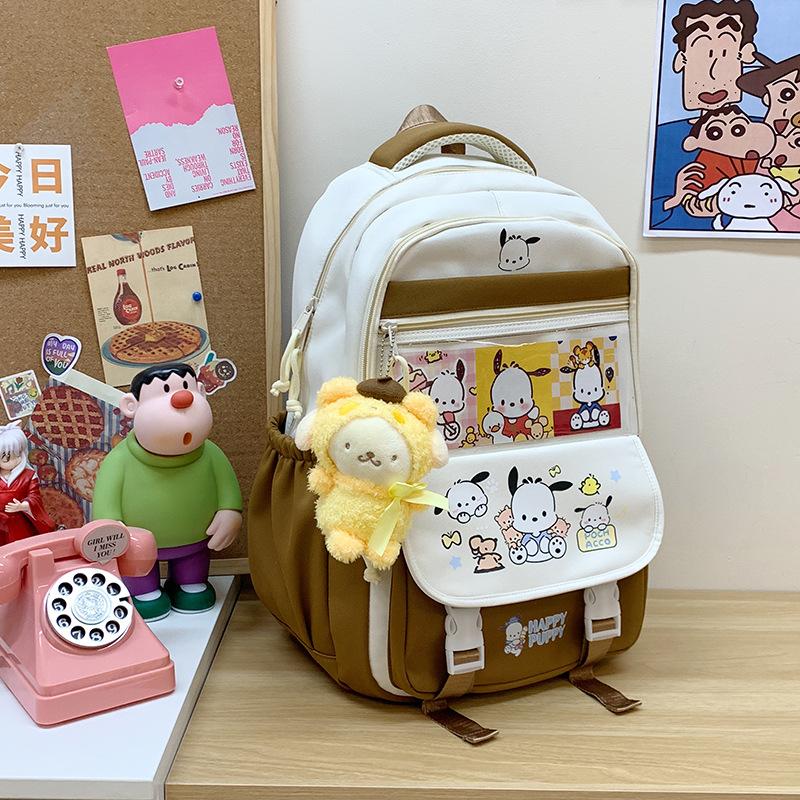 School Bag Cartoon Large Capacity Multi-compartment Cute - Grade Versatile Casual Sweet