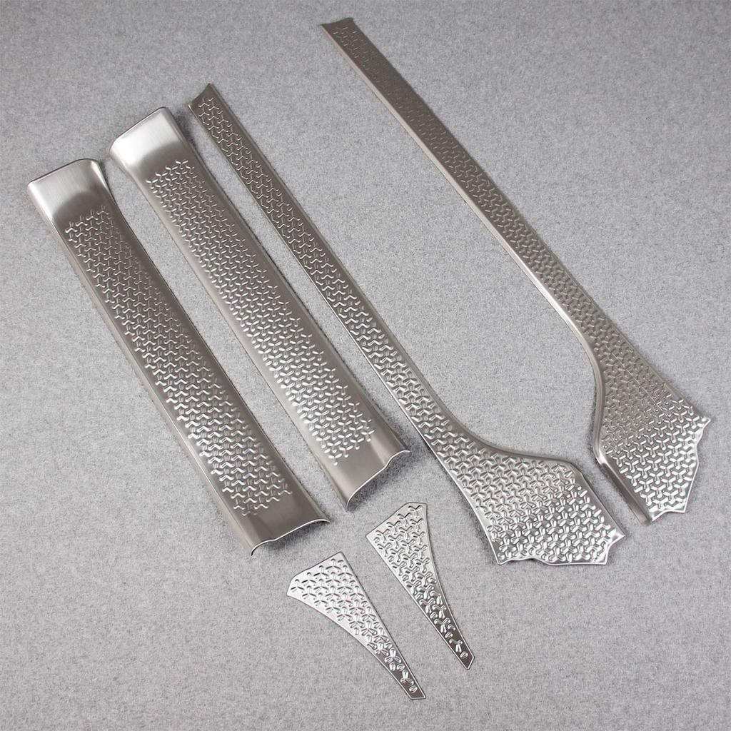 RUIQ Toyota New 90 Series 2022 Exclusive Interior Stainless Steel Step Garnish Side Step Garnish Exclusively Designed for Toyota Voxy/Noah (January
