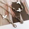Accessories, Simple Thick Chain Trousers Body Chain Personalized Punk Diamond Chain Single Layer Belt