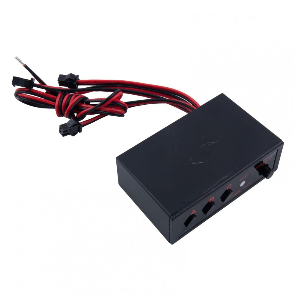 4 Ways LED Strobe Flash Light Lamp Flasher Flashing Controller Box 12V