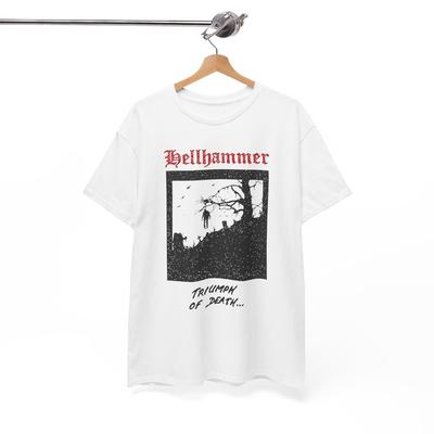 Maglietta Hellhammer, T-shirt Triumph of Death, Maglietta Unisex
