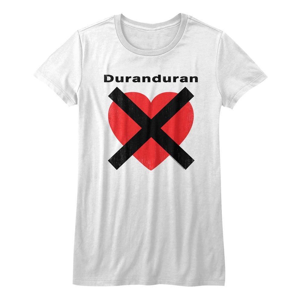 Ladies Duran Duran Heartx Music T-shirt Tops Tees Men's Women's Unisex