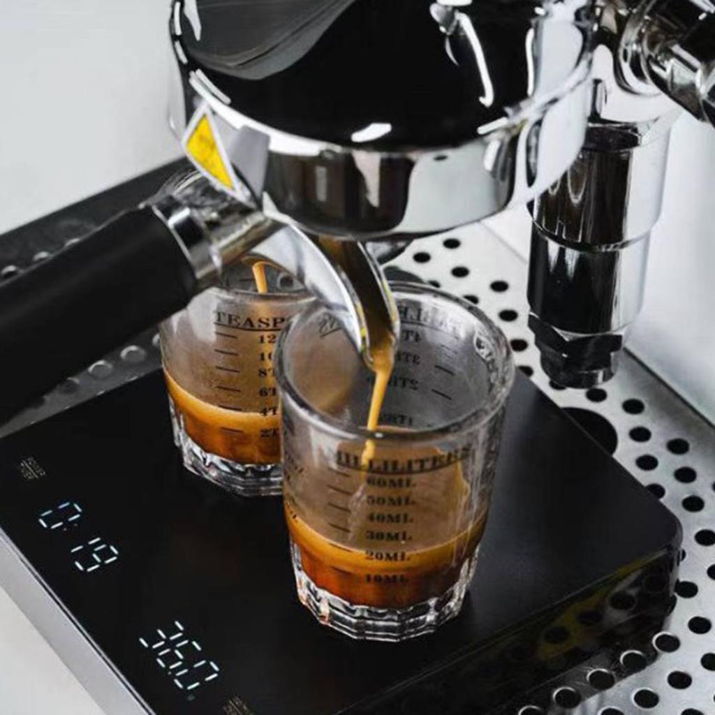 Digital Scale LCD Display Timing Function High Temperature Resistant Electronic Food Steelyard Black