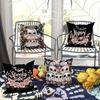 Spooky and Cute Halloween Pillowcases: Ghosts and Happy Halloween Designs Sofa Cushion Cover Holiday Party Decoration Gift