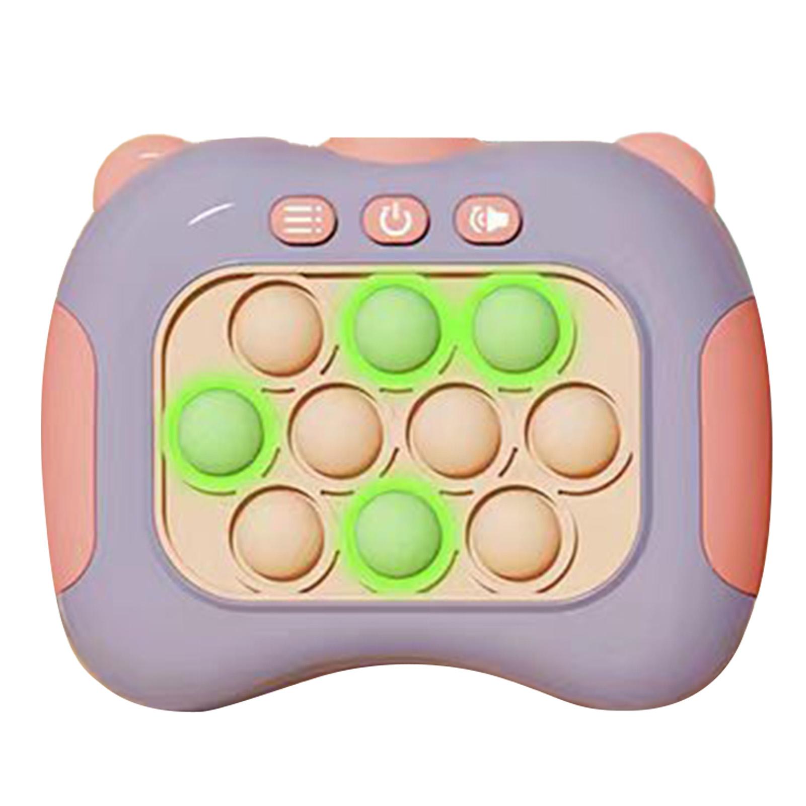 

Игра-игрушка Quick Push Bubbles, обучающая декомпрессионная светящаяся головоломка для взрослых и детей фиолетовый