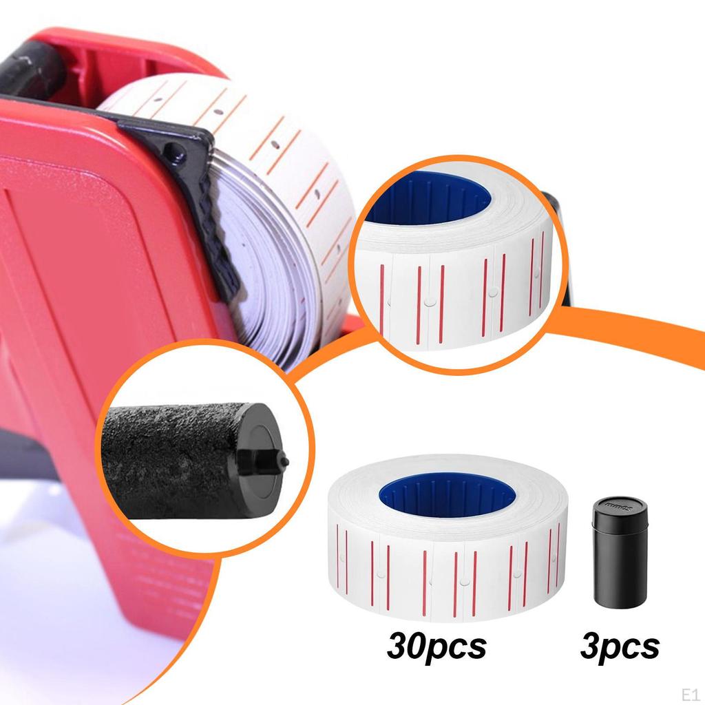 30 Rolls Value Labels Pricemarker Stickers Tags for Commercial