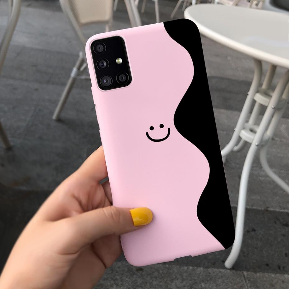 For Samsung Galaxy A51 5G SM-A516B Lovely Printing Jelly Phone Case Soft Silicone TPU Back Cover For Samsung A51 5G UW SM-A516V