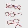 High-Definition Elegant Ladies' Metal Hyperopia Anti-Blue Light Reading Glasses