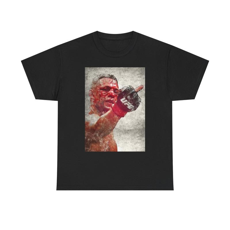 Nate Diaz Graphic Unisex T-shirt Cali UFC Retro Unisex Heavy Cotton Tee