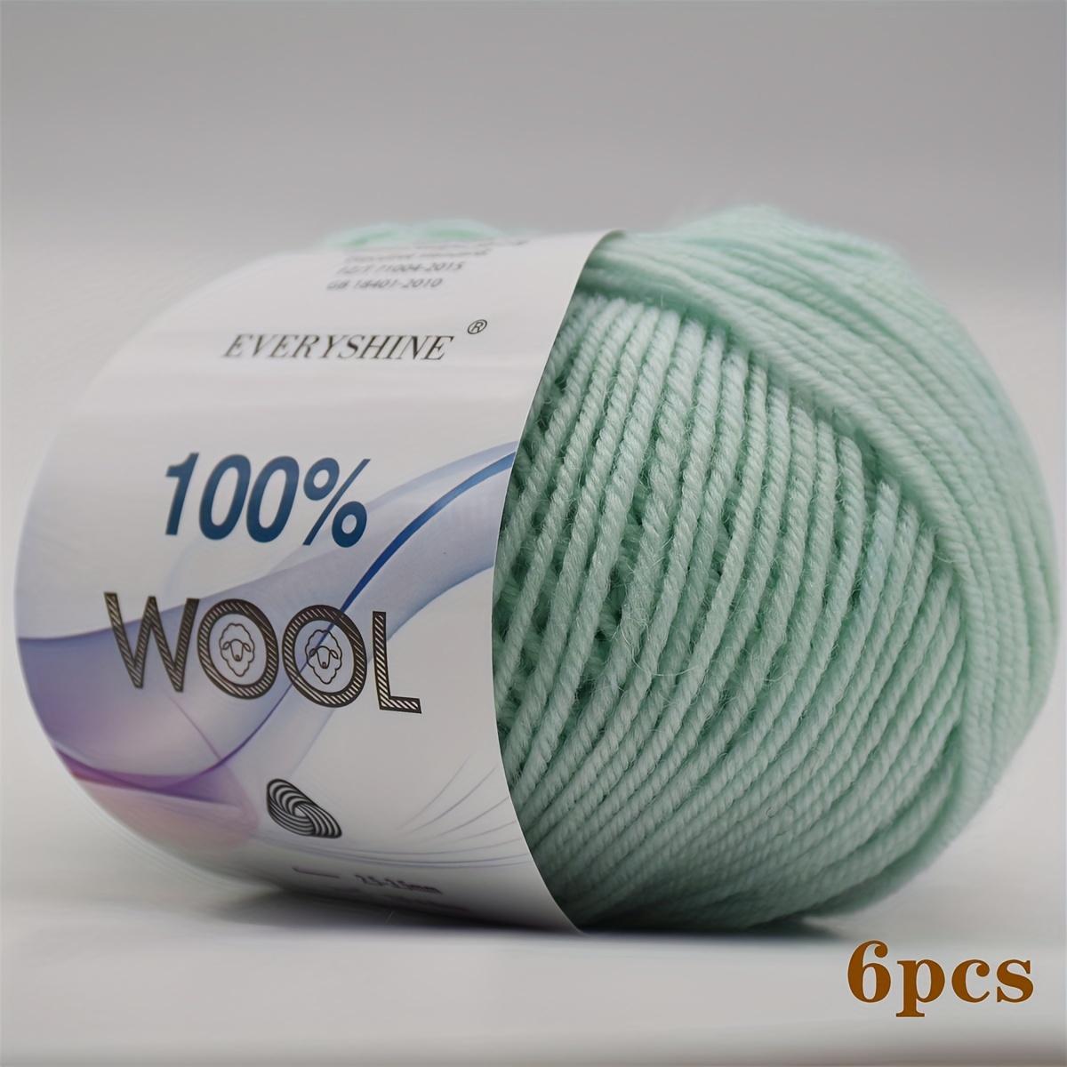 

6 шт. 300 г Мериносовая шерсть Толстая пряжа Очень толстая пряжа для вязания крючком Многоцветные шерстяные клубки для перчаток Зимние аксессуары | Пряжа класса люкс в стиле рафии
