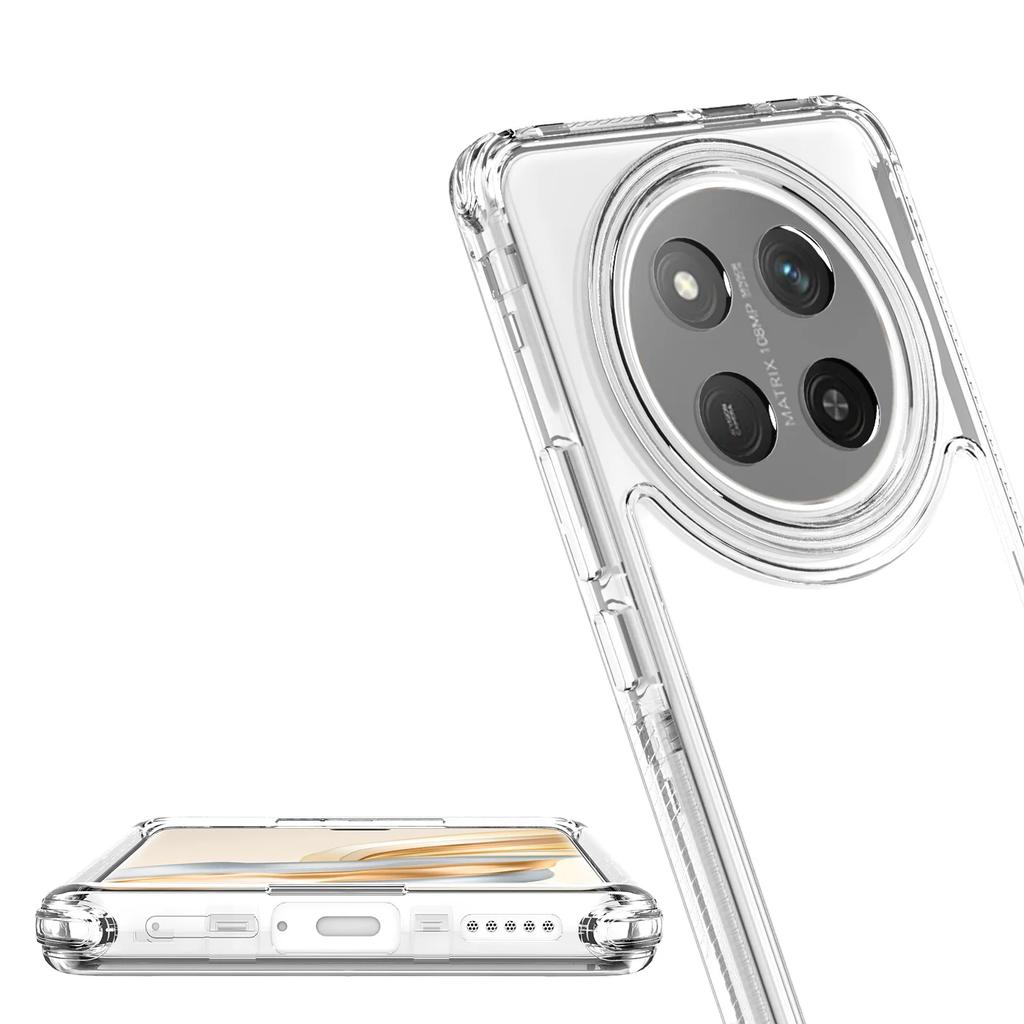3 in 1 Hybrid Armor Shockproof Case For Honor X9C X60 Pro TPU Frame Transparent Acrylic Plastic Phone Protective Cover Fundas