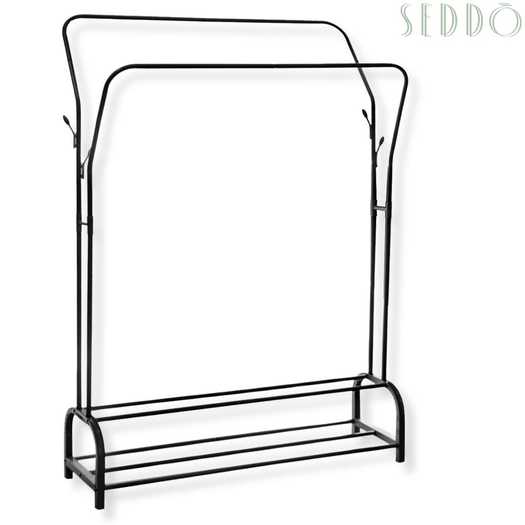 Hanger Metal Shelf for Clothes Standing Hall Wardrobe Solid Large