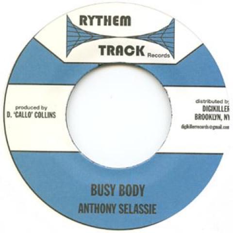 

7inch Record ANTHONY SELASSIE Busy Body Dub DKR032 Rythem TrackDi 1985 US Reggae Ska Dub Used