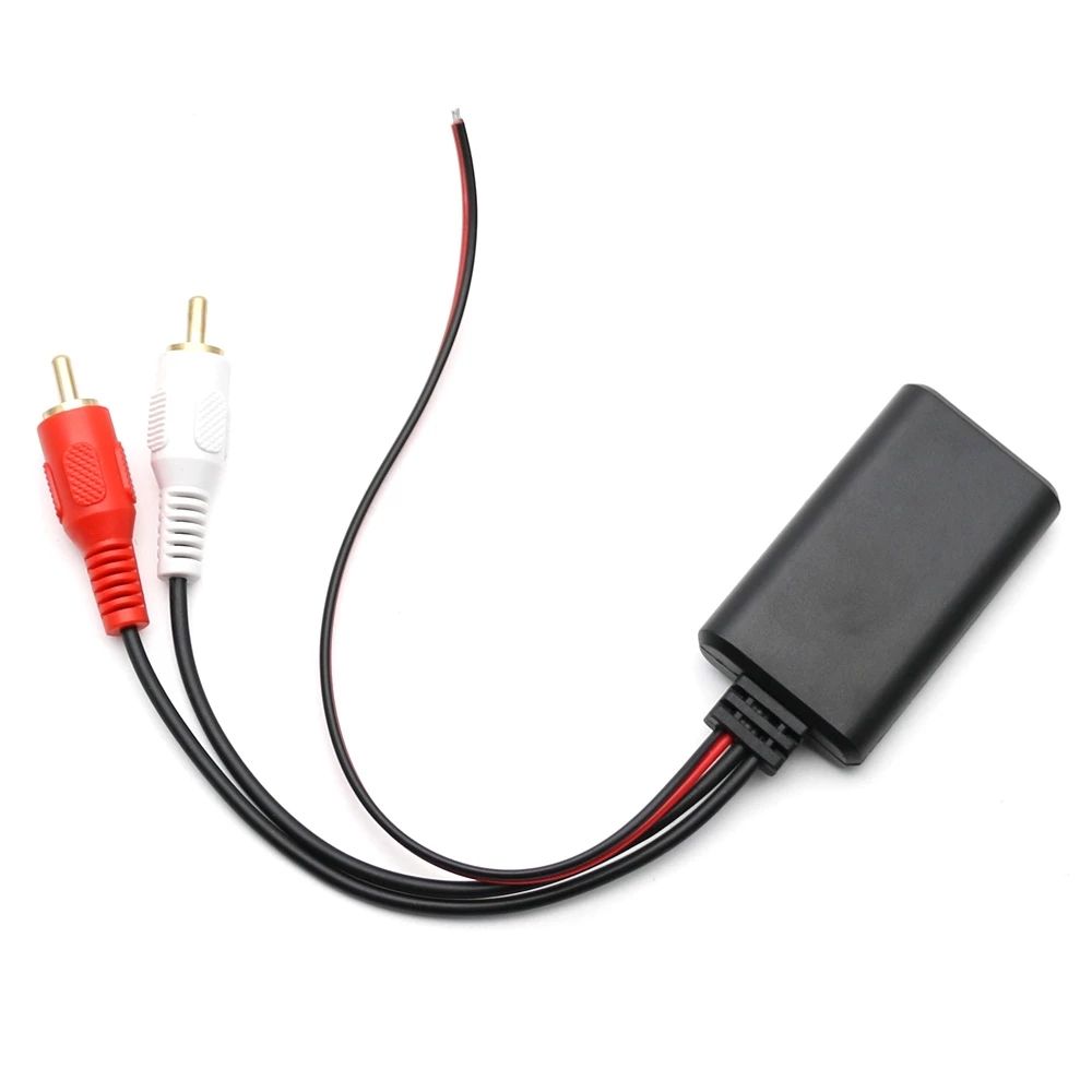 Cable Adapter Wireless Music Auto Play Receiver Module AUX Receiver Bluetooth Receiver 2 RCA Cable