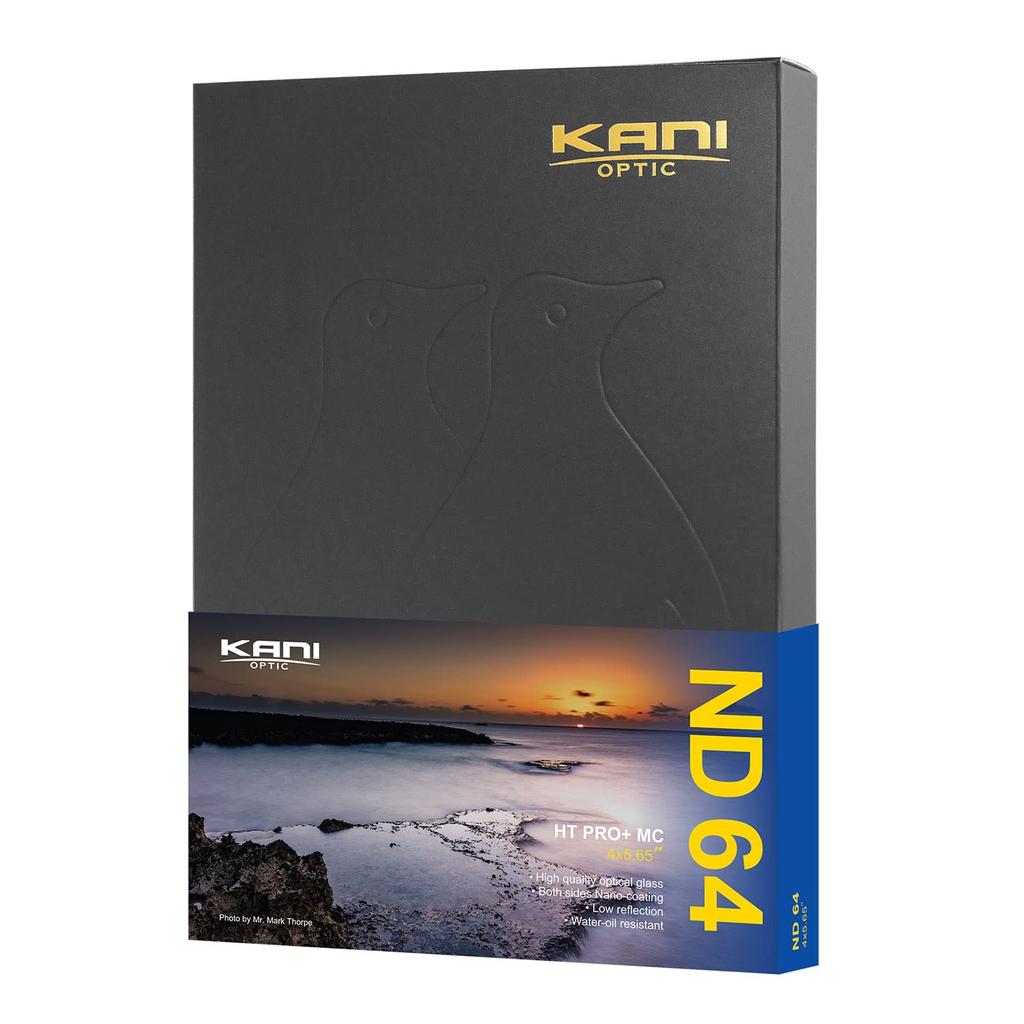 KANI Filtr Kwadratowy Filtr Neutralny ND64 Matte Box Wideo Kino 4x5.65"