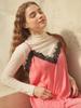 Holliseteonjeu Pleated Bustier Dress Pink