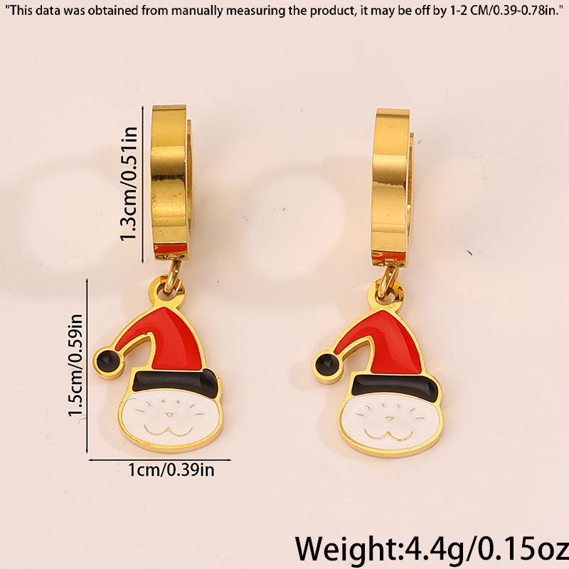 Luxurious Halloween Stainless Steel Pumpkin, Skull & Mummy Earrings