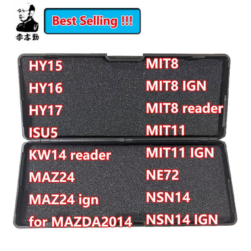 

Lishi Инструмент 2 в 1 HY15 HY16 HY17 ISU5 KW14 Считыватель MAZ24 MAZ24ign для MAZDA2014 MIT8 MIT8ign MIT11 MIT11ign NE72 NSN14 NSN14ign HY15