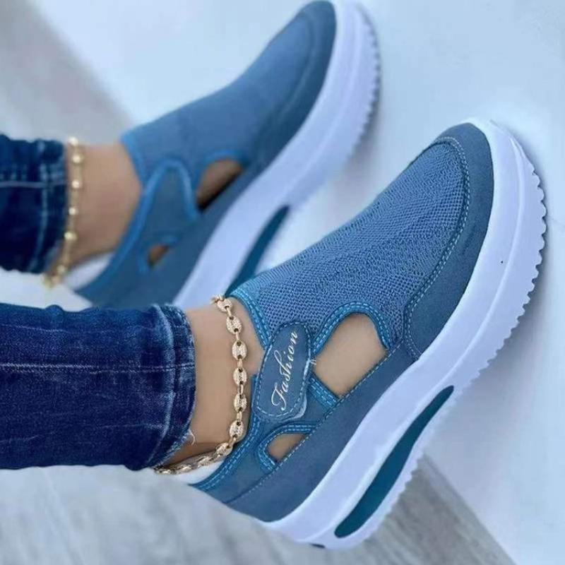 Red Women Sneakers Casual Breathable Women Shoes Platform Women Canvas Shoe Tennis Female Shoe