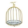Bird Cage Snack Cake Stand Cupcake Cosmetic Rack Storage Shelf Fruit for Kitchen