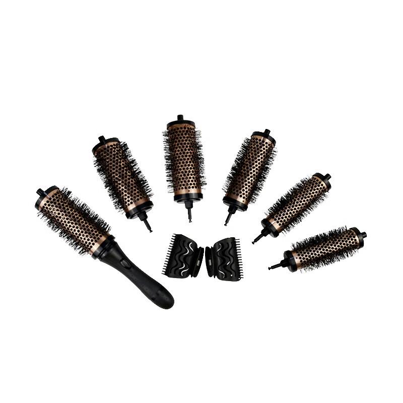 Sinle 6-Piece Aluminum Copper Hair Comb Set