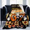 1PC Custom Name "Six-Seven Arcade Fun" Outdooor Flannel Blankets Throw Blanket All-Season Throw Gift Bedspread for Couch, Bed, Camping Holiday Birthda
