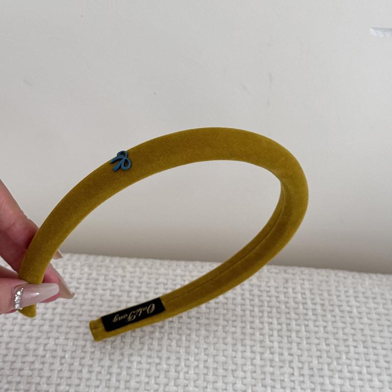 

2025 Осень Повязка на голову Винтажные обручи Для женщин Девочка Сладости Повязка на волосы Умывание Макияж