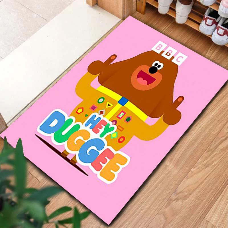 Hey Duggee Carpet Rug for Living Room Bedroom Home Sofa Decoration,Kids play Non-slip Floor Mat