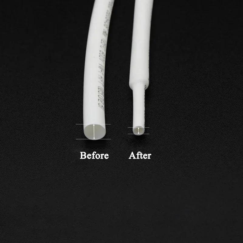 2:1 Heat Shrink Tubing Dia 1 2 3 4 5 6 7 8 9 10 12 14 16 20 25 30 40 50 mm Thermoresistant Sleeve Cable Repair Polyolefin Tube