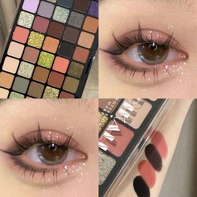 Big Seashells 40-color Shadow Dish Purple Low Saturation Cute and Sweet Color Stage Makeup One Dish Multipurpose Shadow, 1 Piece