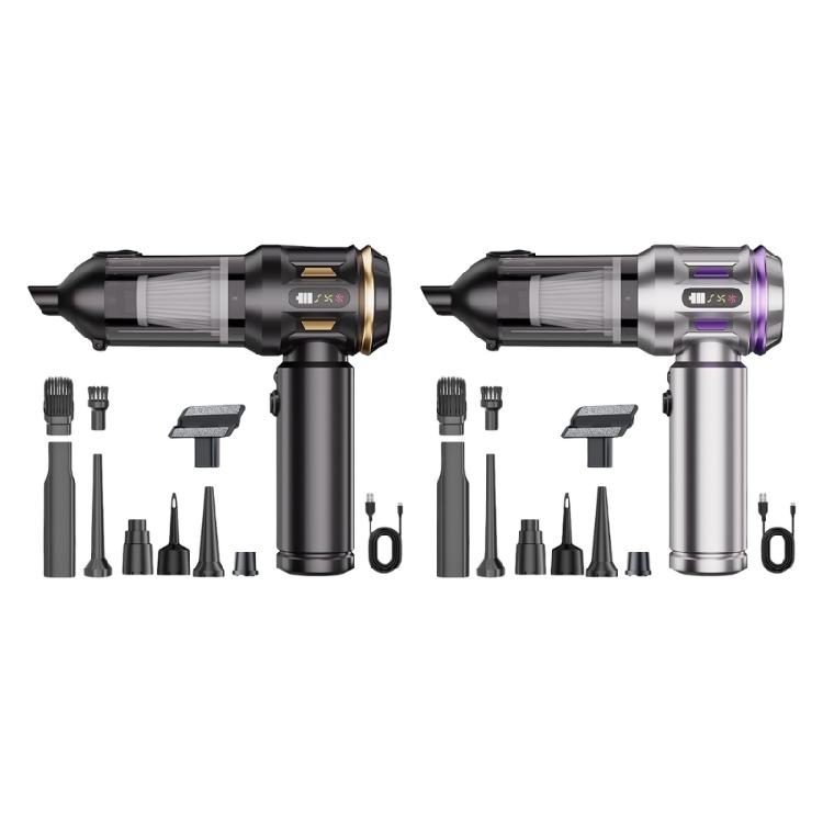 High Capacity Rechargeable Wireless Car Vacuum With Rotational Airflows Cyclonic System Quick Charge 3Hrs Deep Cleaning