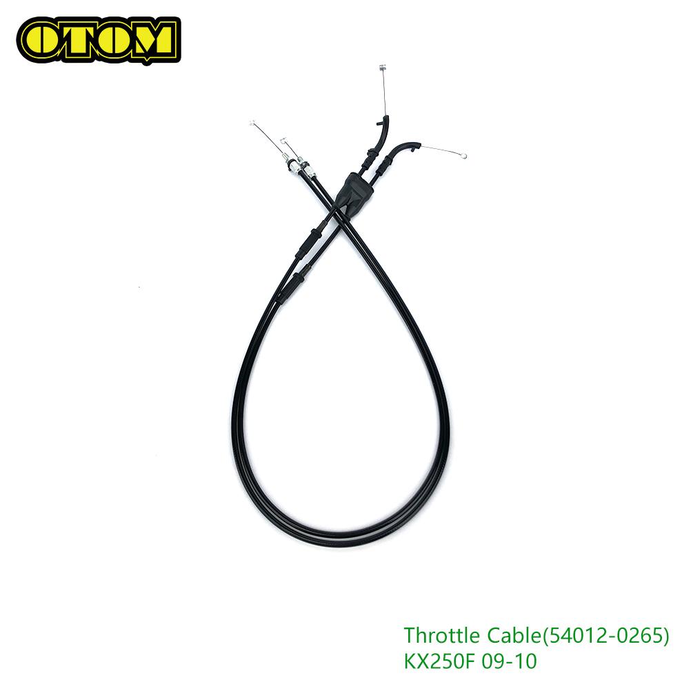 OTOM For KAWAISAKI Throttle Cable Clutch Control Wire Line Pull Wire Carburetor Choke Stayguy KX250F KX450F Off-Road Motorcycle