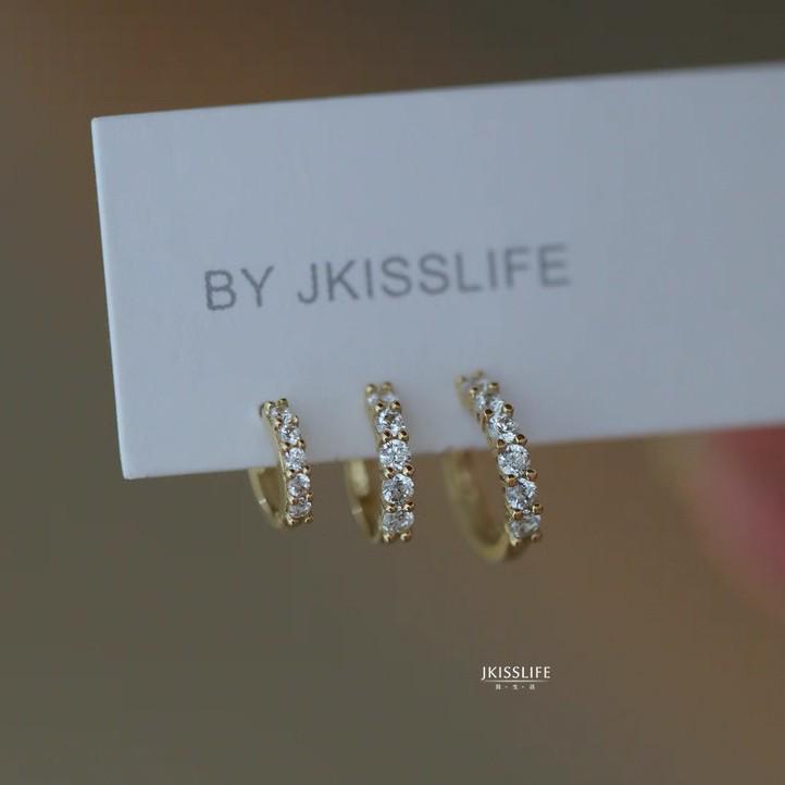 

Versatile Light Luxury S925 Sterling Silver Earrings with K Gold Plating 925 Silver платиновий
